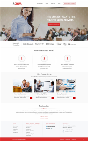 Web Design by pb for this project | Design: #4885371