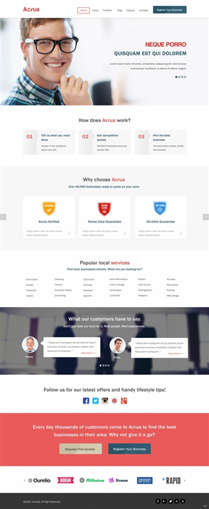 Web Design by pb for this project | Design: #4885437
