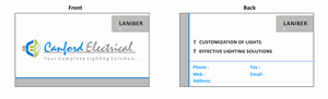 Business Card Design by Mahe