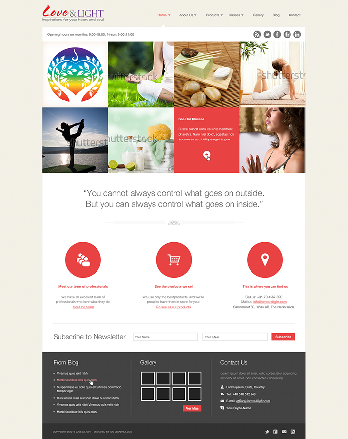 Wordpress Design by desarrollos720 for this project | Design #1386833