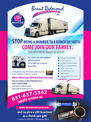 Grafik-Design von uk für Brent Redmond Transportation, Inc. | Design: #4890514