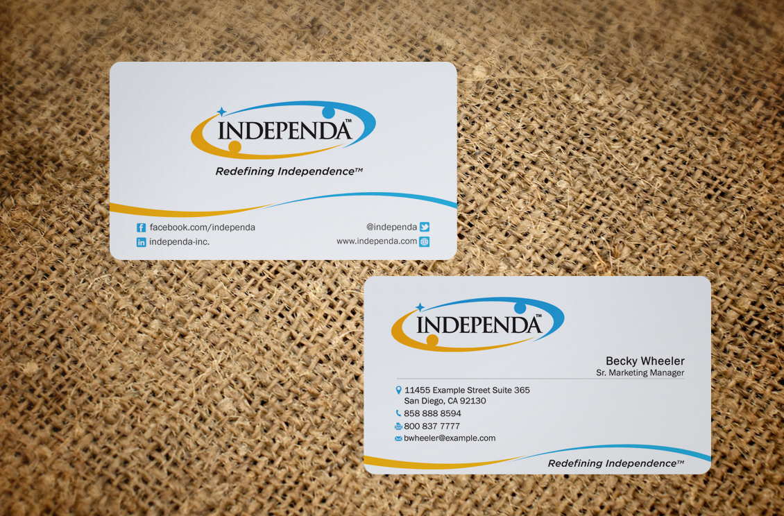 Diseño de Tarjeta de Presentación por acgrapix para Independa | Diseño #1395509