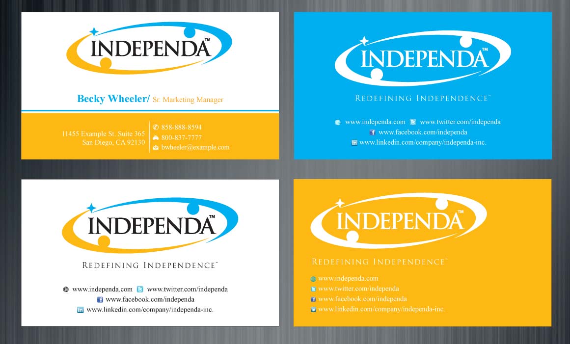 Diseño de Tarjeta de Presentación por Sbss para Independa | Diseño #1376116