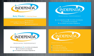 Business Card Design by Sbss for Independa | Design: #1376116