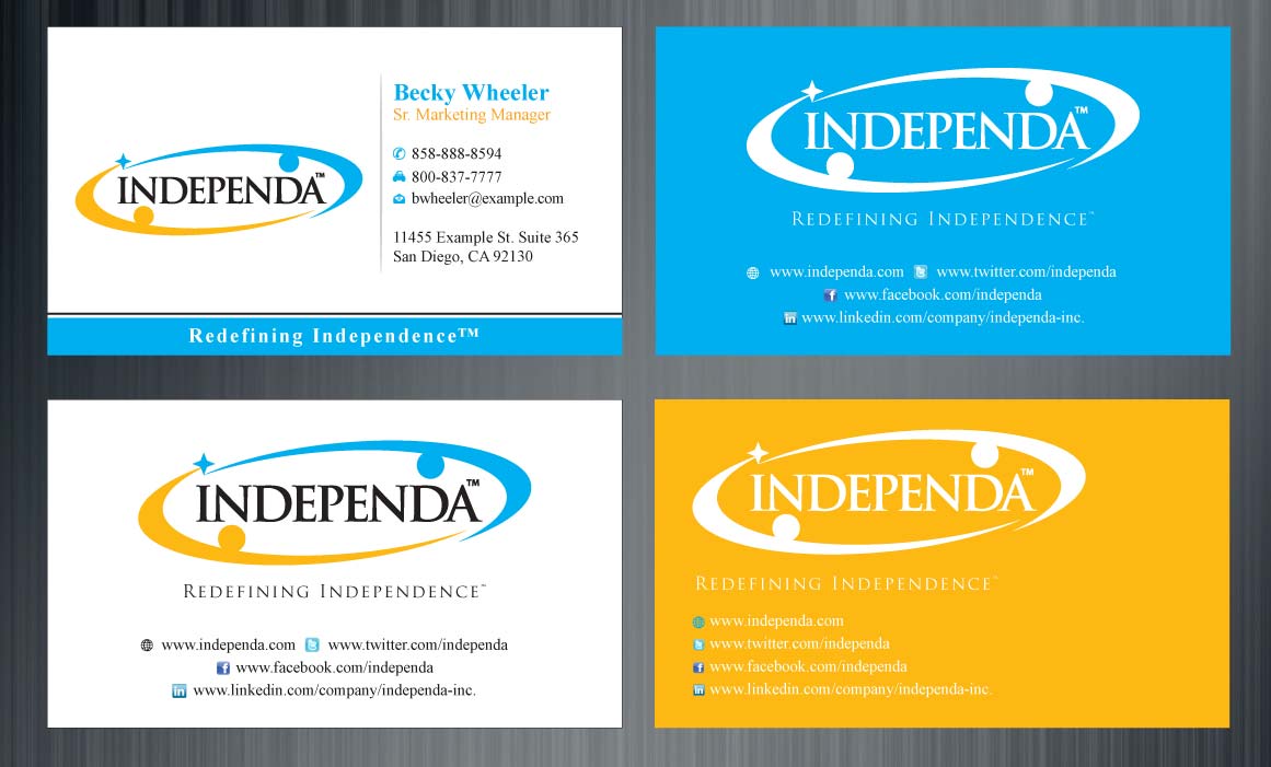 Diseño de Tarjeta de Presentación por Sbss para Independa | Diseño #1376118