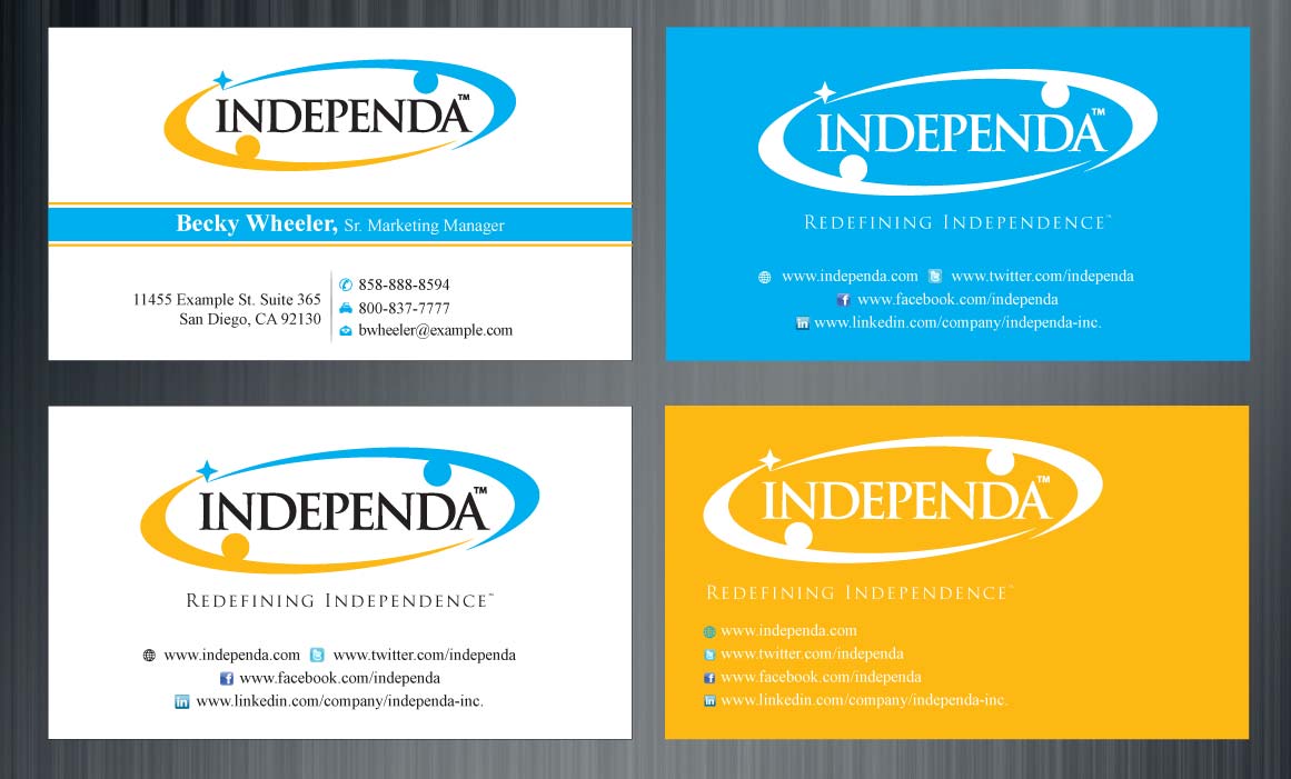 Diseño de Tarjeta de Presentación por Sbss para Independa | Diseño #1376119