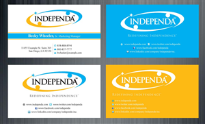 Business Card Design by Sbss for Independa | Design: #1376119