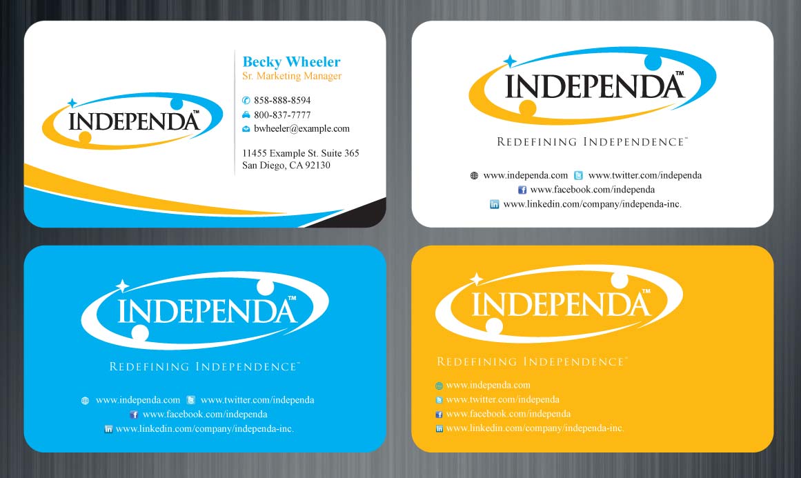 Diseño de Tarjeta de Presentación por Sbss para Independa | Diseño #1376139