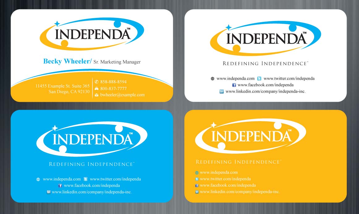 Diseño de Tarjeta de Presentación por Sbss para Independa | Diseño #1376140