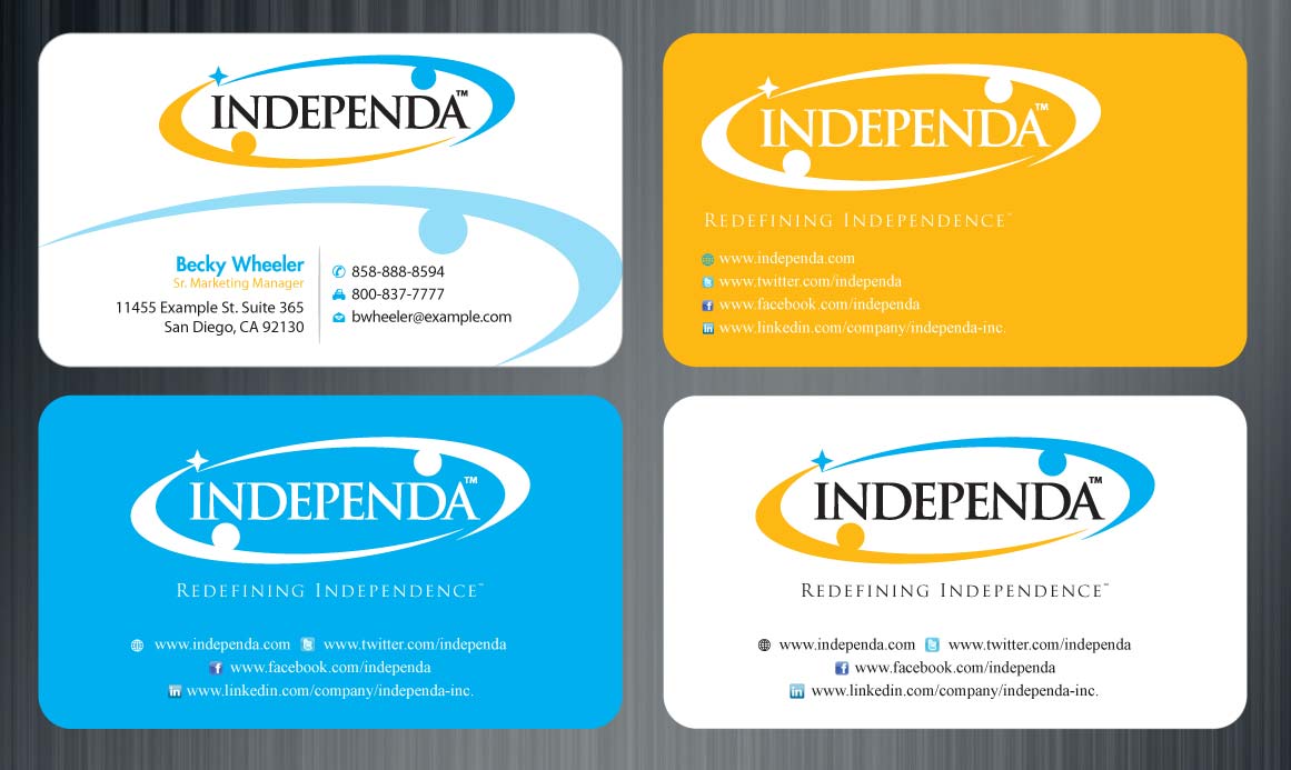 Diseño de Tarjeta de Presentación por Sbss para Independa | Diseño #1376146