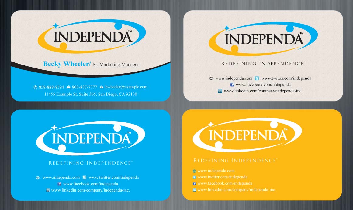 Diseño de Tarjeta de Presentación por Sbss para Independa | Diseño #1376150