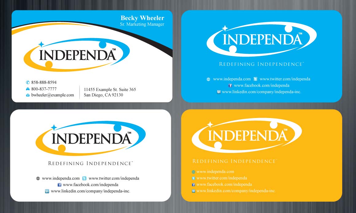 Business Card Design by Sbss for Independa | Design #1376220