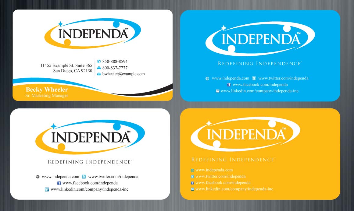 Business Card Design by Sbss for Independa | Design #1376221