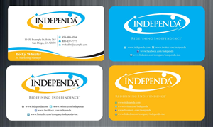 Business Card Design by Sbss for Independa | Design: #1376221