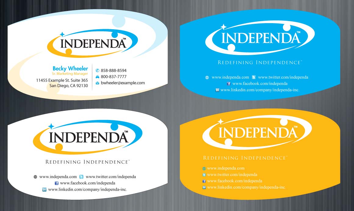 Business Card Design by Sbss for Independa | Design #1376228