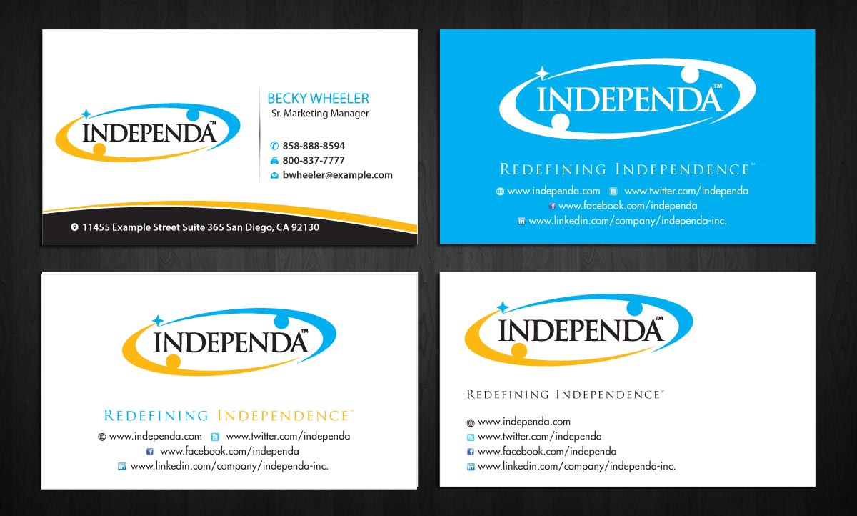 Business Card Design by Sbss for Independa | Design #1376274