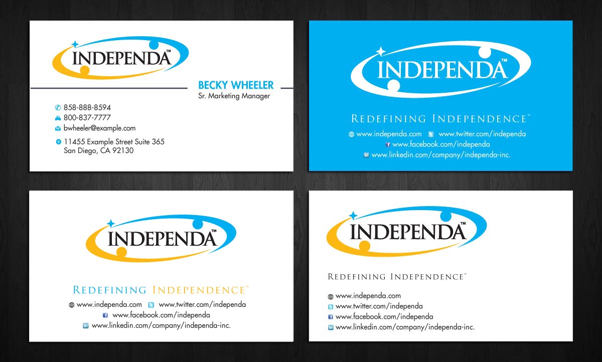 Business Card Design by Sbss for Independa | Design #1376275