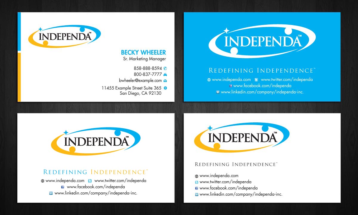 Business Card Design by Sbss for Independa | Design #1376278