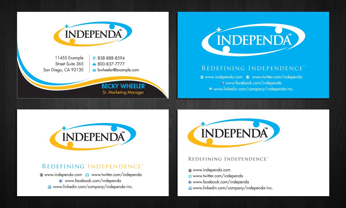 Business Card Design by Sbss for Independa | Design #1376279