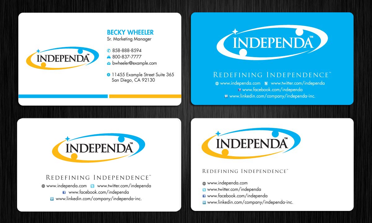 Business Card Design by Sbss for Independa | Design #1376283