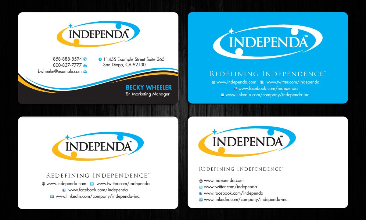 Business Card Design by Sbss for Independa | Design #1376284