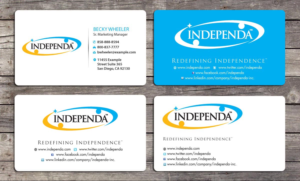 Business Card Design by Sbss for Independa | Design #1376301
