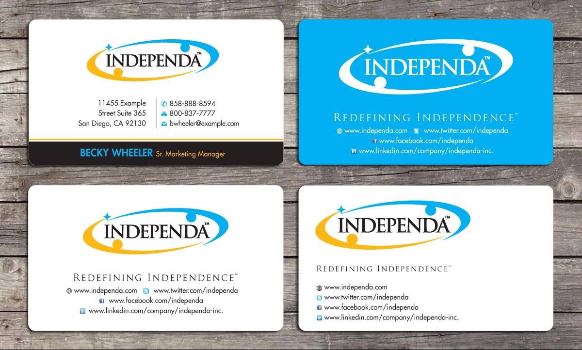 Business Card Design by Sbss for Independa | Design #1376370