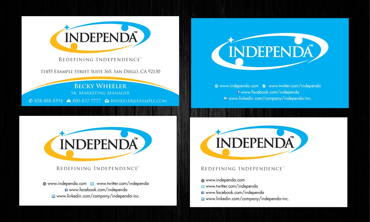 Business Card Design by Sbss for Independa | Design #1376956