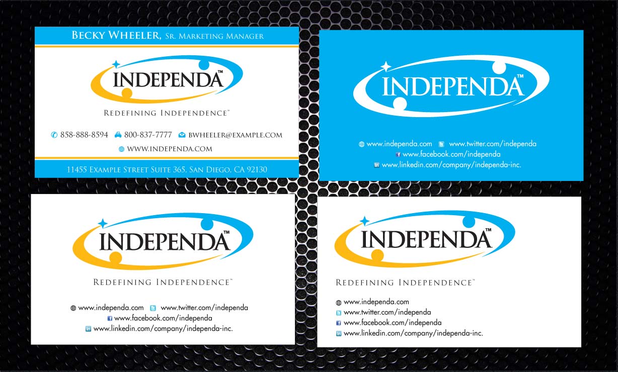 Business Card Design by Sbss for Independa | Design #1376974
