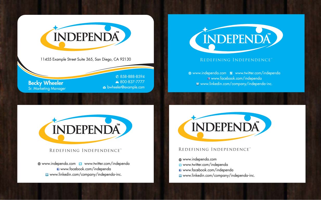 Business Card Design by Sbss for Independa | Design #1376987