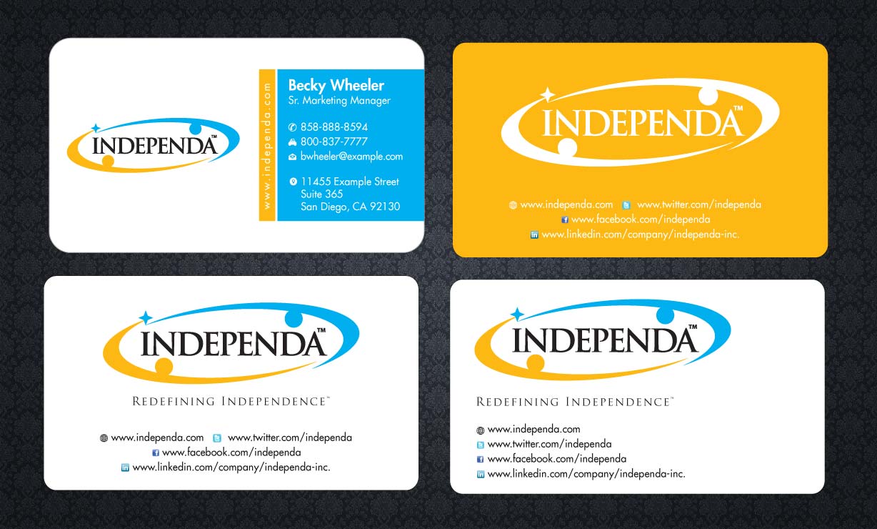 Business Card Design by Sbss for Independa | Design #1376988