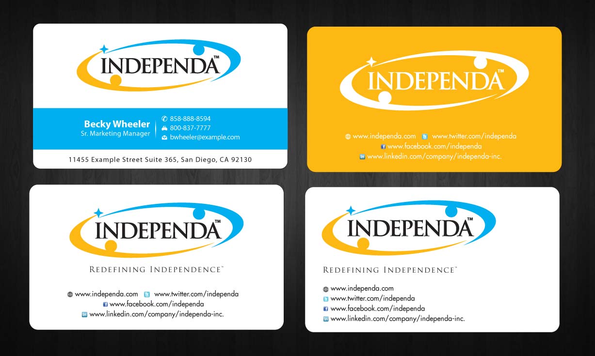 Business Card Design by Sbss for Independa | Design #1376990