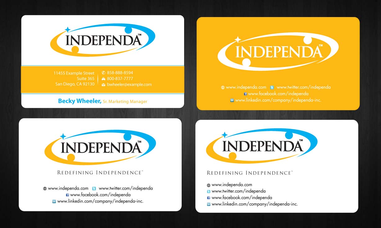 Business Card Design by Sbss for Independa | Design #1376992