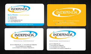 Business Card Design by Sbss for Independa | Design: #1376993