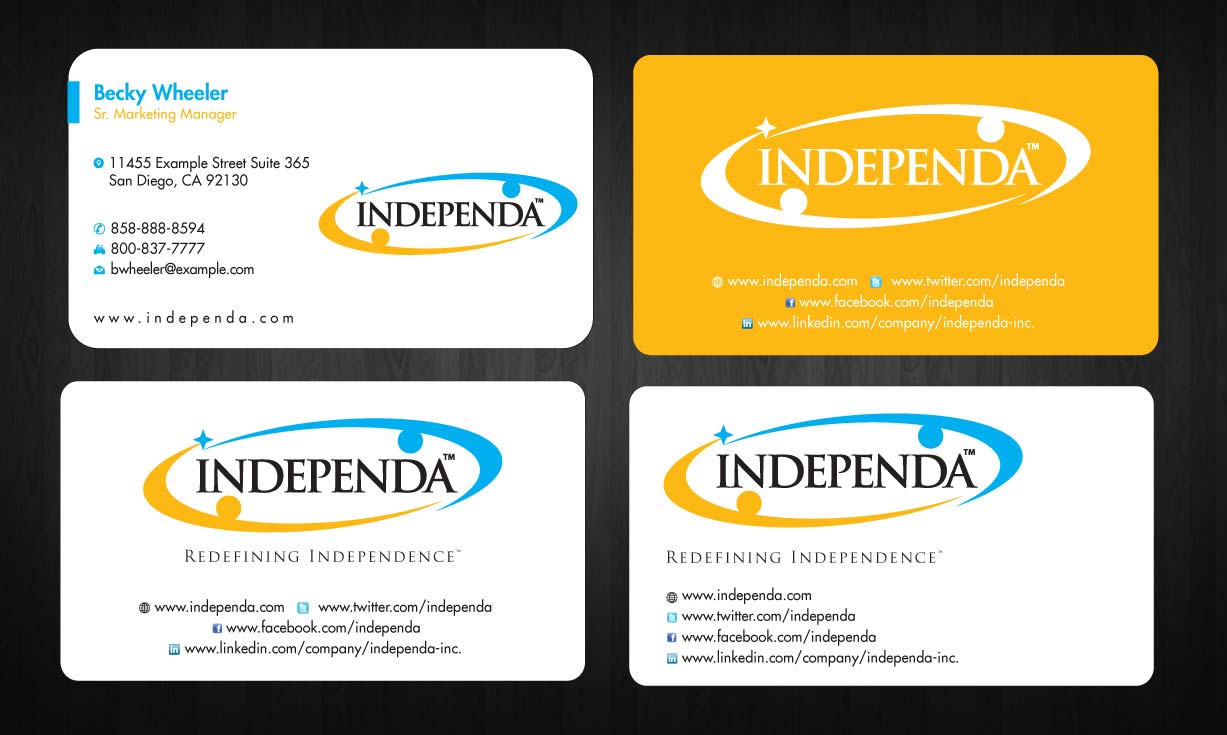 Business Card Design by Sbss for Independa | Design #1376994