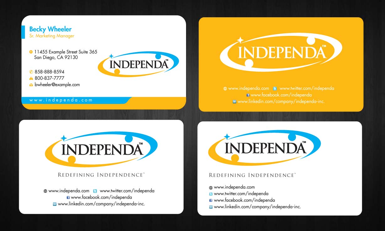 Business Card Design by Sbss for Independa | Design #1376995