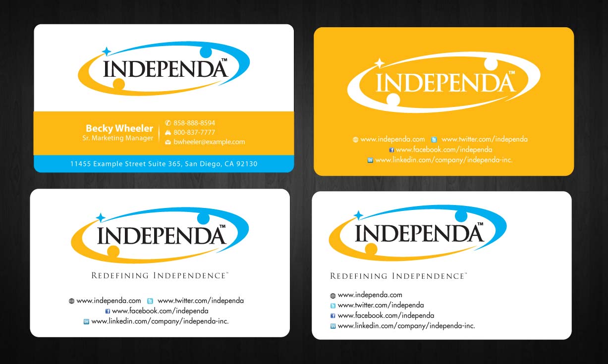 Business Card Design by Sbss for Independa | Design #1376996