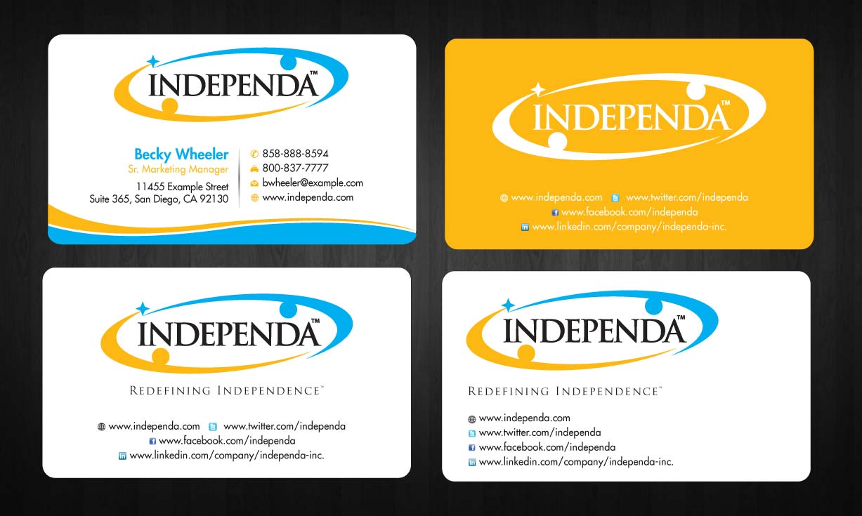Business Card Design by Sbss for Independa | Design #1376997