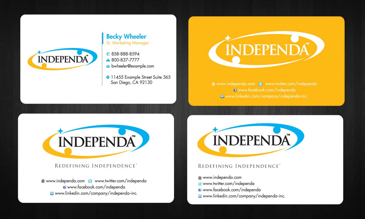 Business Card Design by Sbss for Independa | Design #1377008