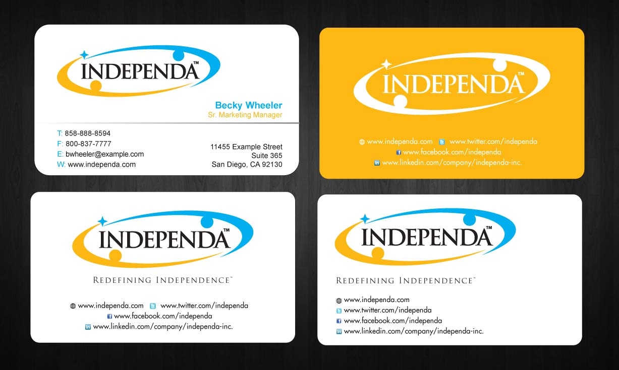 Business Card Design by Sbss for Independa | Design #1377020