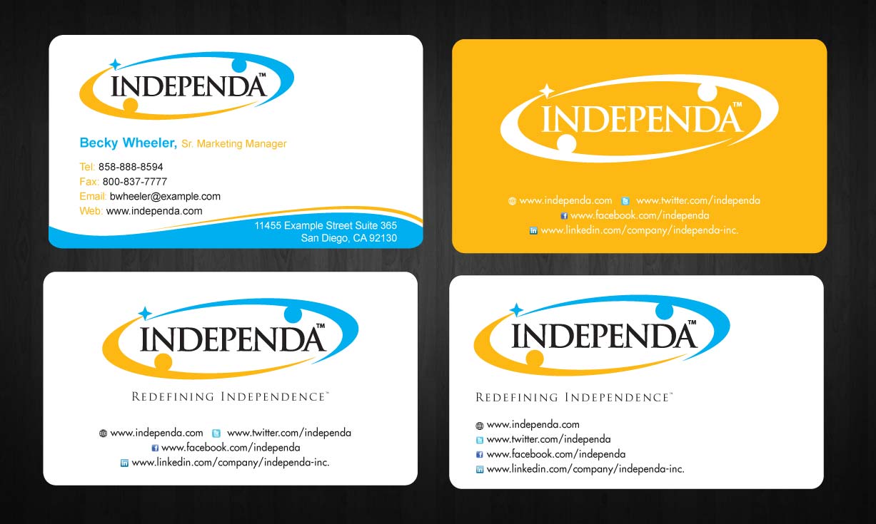 Business Card Design by Sbss for Independa | Design #1377025