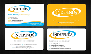 Business Card Design by Sbss for Independa | Design: #1377025