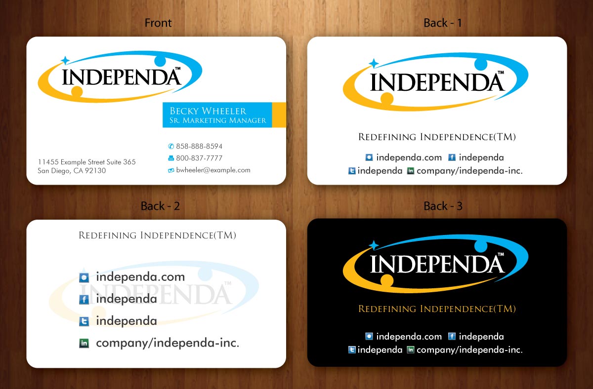 Business Card Design by Sbss for Independa | Design #1377028