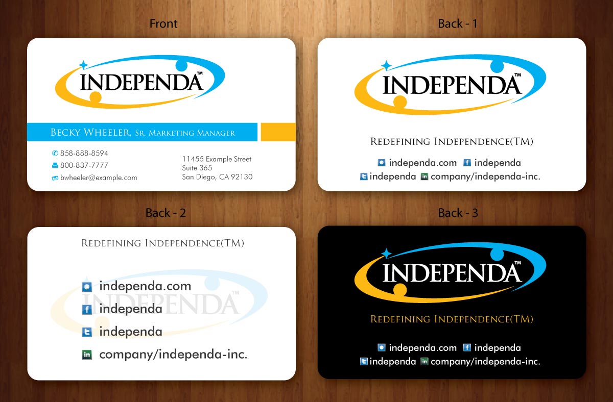 Business Card Design by Sbss for Independa | Design #1377030
