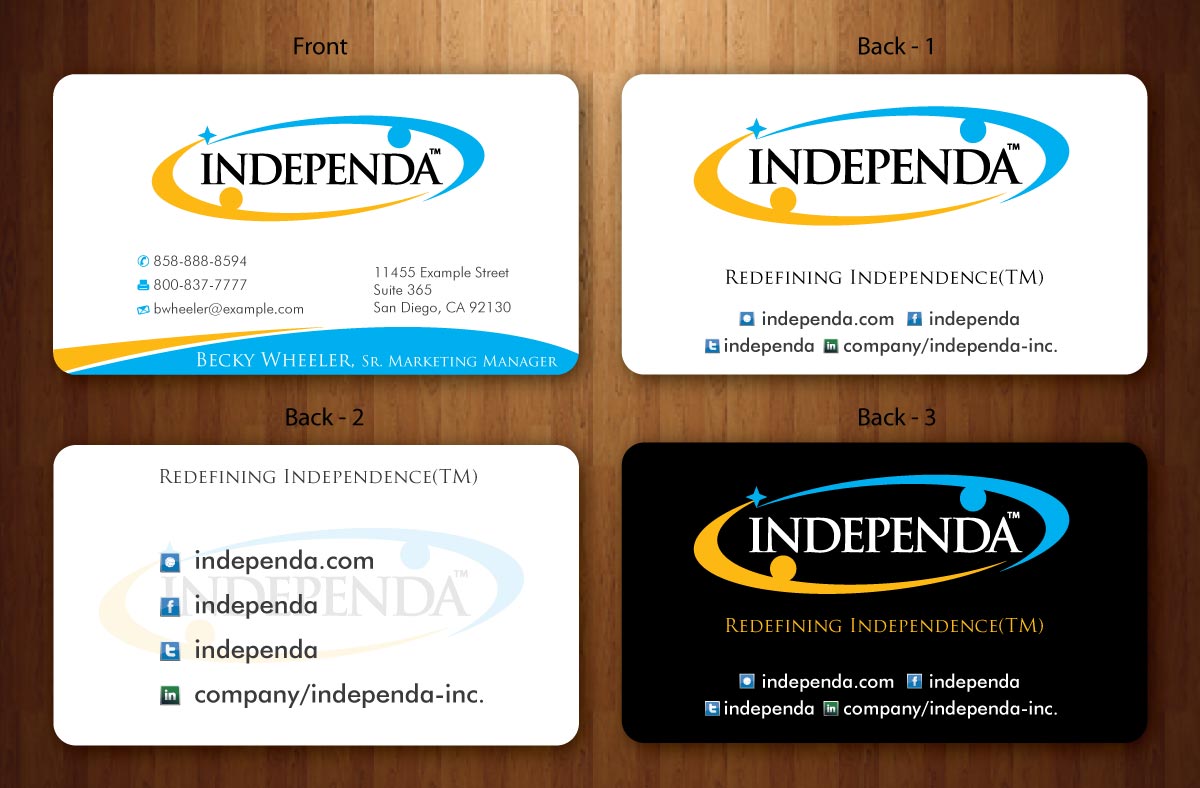 Business Card Design by Sbss for Independa | Design #1377046