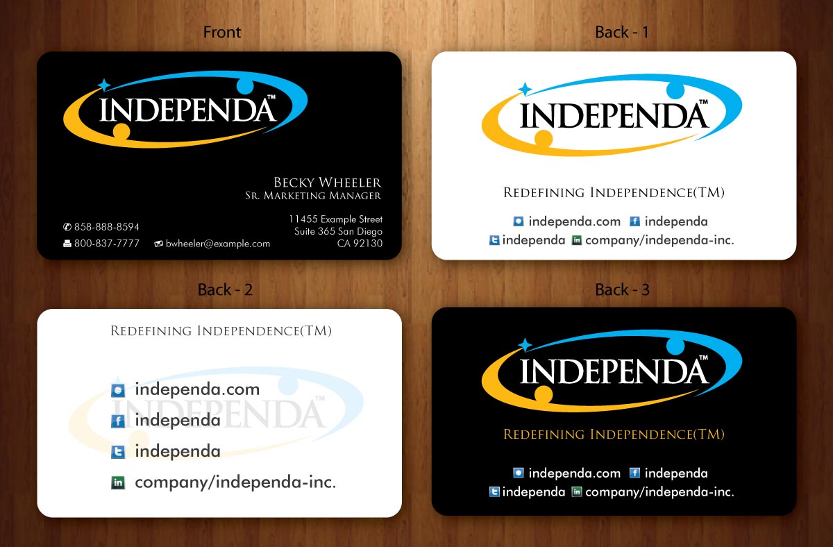 Business Card Design by Sbss for Independa | Design #1377049