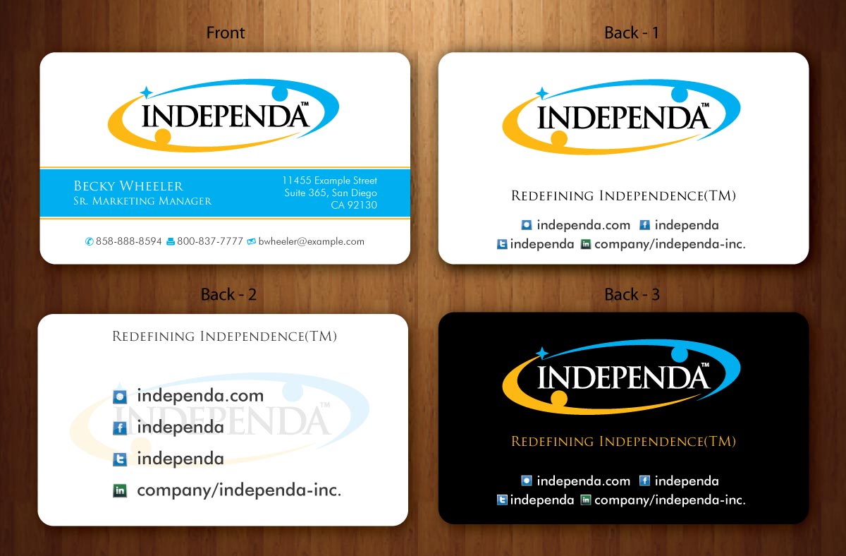 Business Card Design by Sbss for Independa | Design #1377052