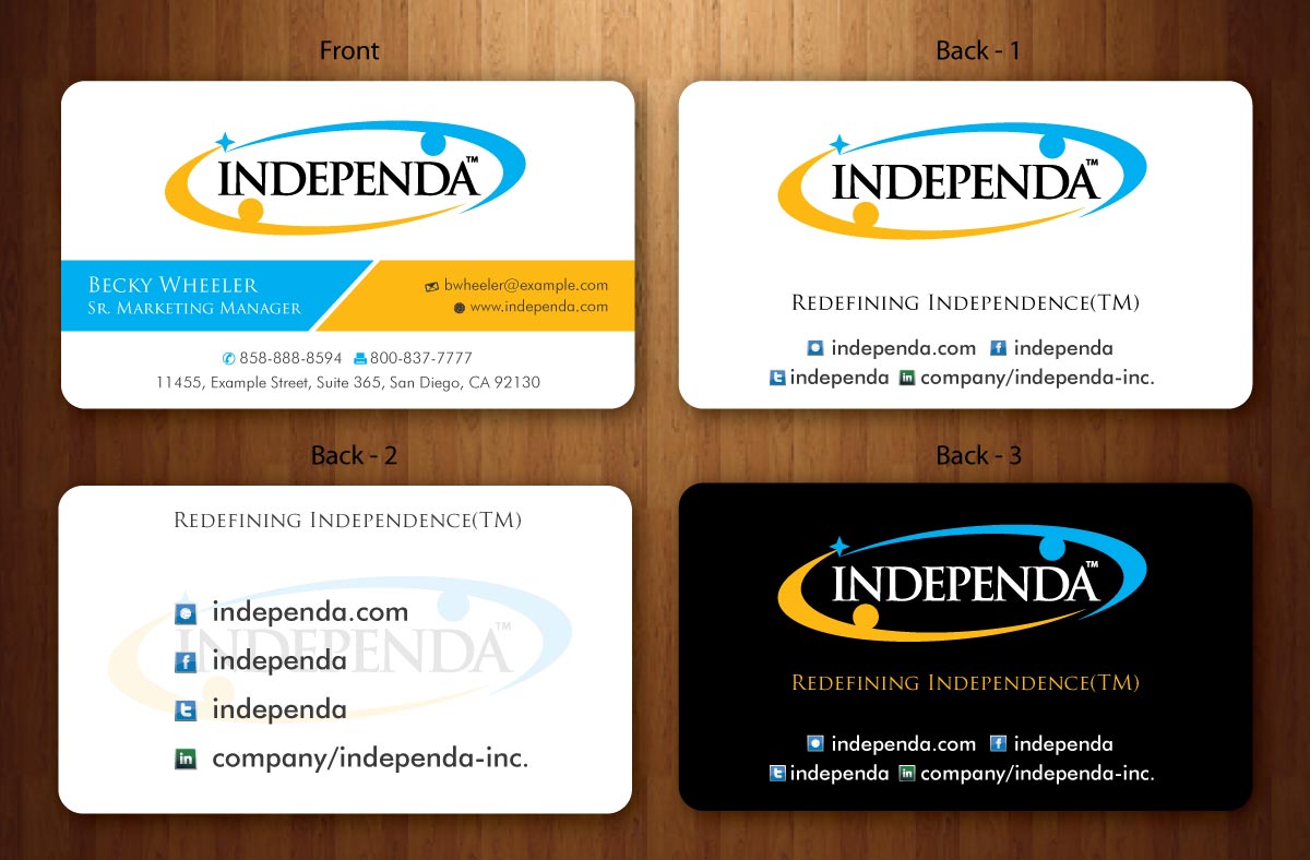 Business Card Design by Sbss for Independa | Design #1377064