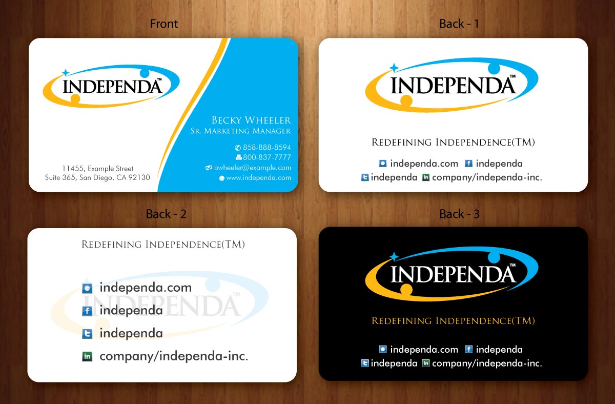 Business Card Design by Sbss for Independa | Design #1377068