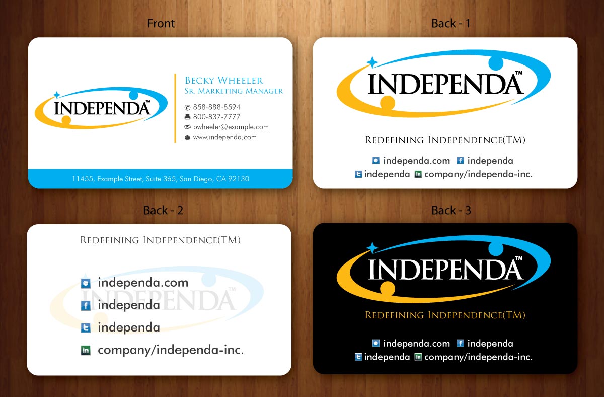 Business Card Design by Sbss for Independa | Design #1377070